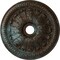 Ekena Millwork Tomango Egg & Dart Medallion (Canopies up to 6 3/4"), 27 7/8"OD x 3 7/8"ID x 2 1/2"P, Bronze Blue CM27TOBBS - alternate 1